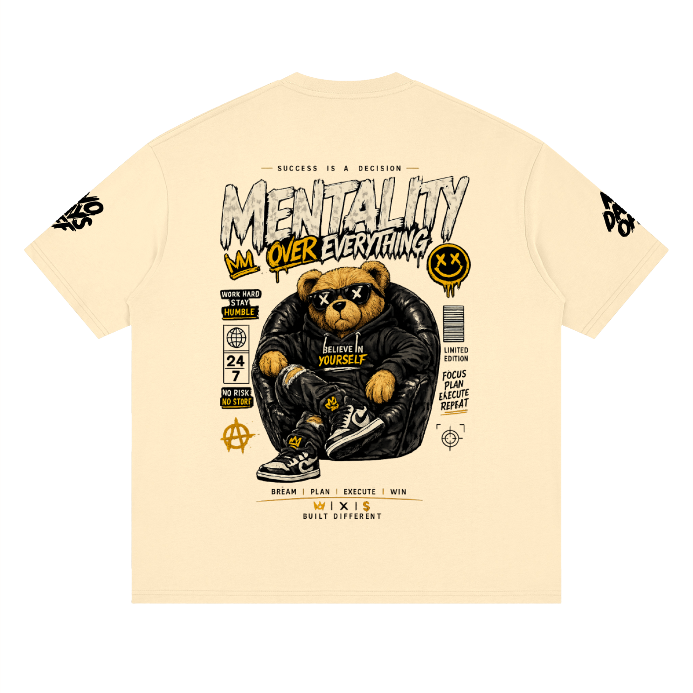 Bear - Loose Drop Shoulder T-Shirt
