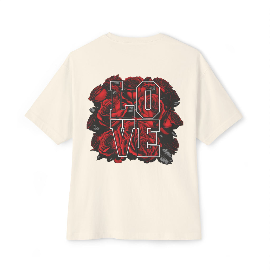 LOVE Roses Graphic Tee — Uprising Co. Boxy Oversized T-Shirt