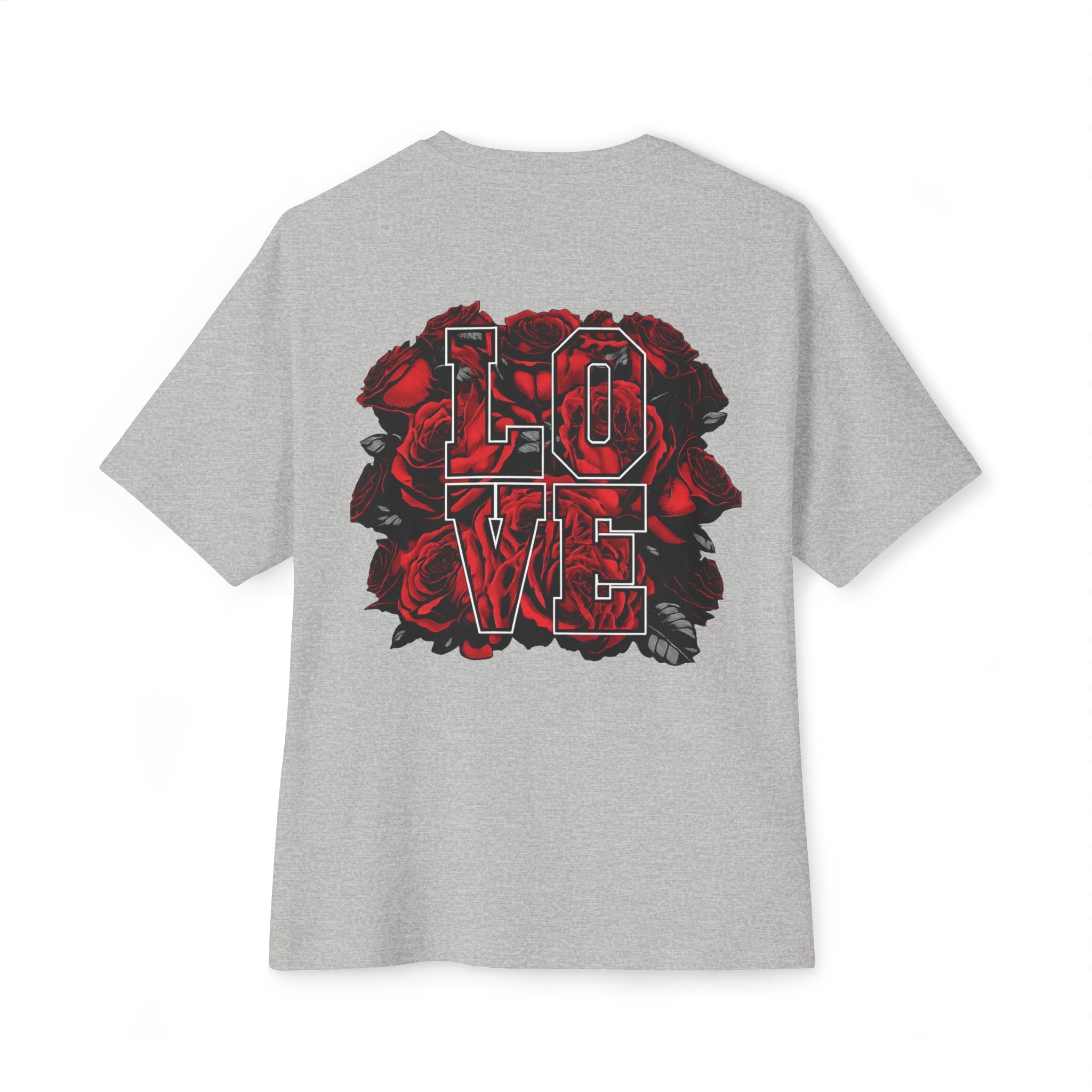 LOVE Roses Graphic Tee — Uprising Co. Boxy Oversized T-Shirt