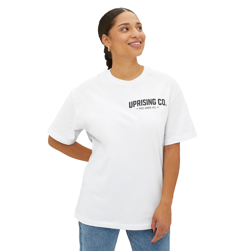 LOVE Roses Graphic Tee — Uprising Co. Boxy Oversized T-Shirt