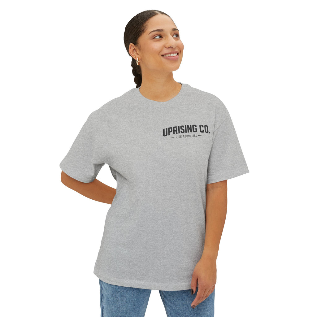 LOVE Roses Graphic Tee — Uprising Co. Boxy Oversized T-Shirt