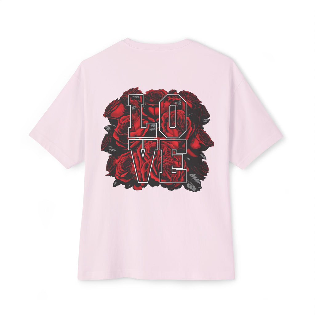 LOVE Roses Graphic Tee — Uprising Co. Boxy Oversized T-Shirt