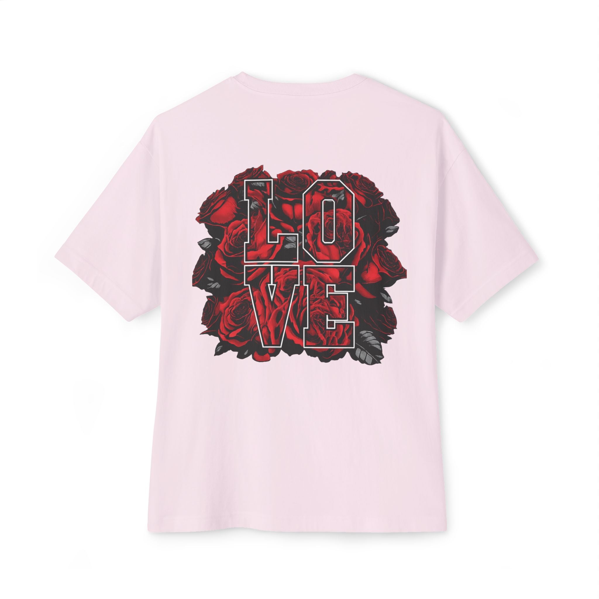 LOVE Roses Graphic Tee — Uprising Co. Boxy Oversized T-Shirt