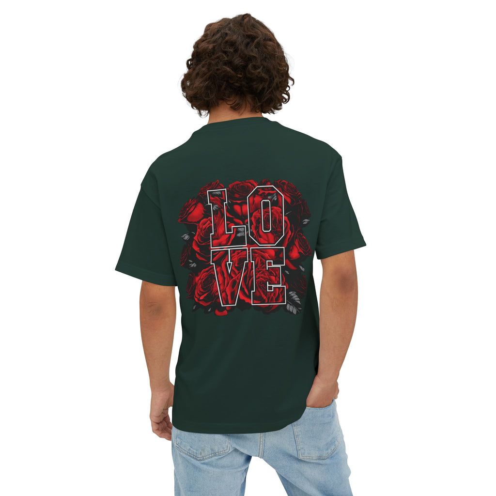 LOVE Roses Graphic Tee — Uprising Co. Boxy Oversized T-Shirt
