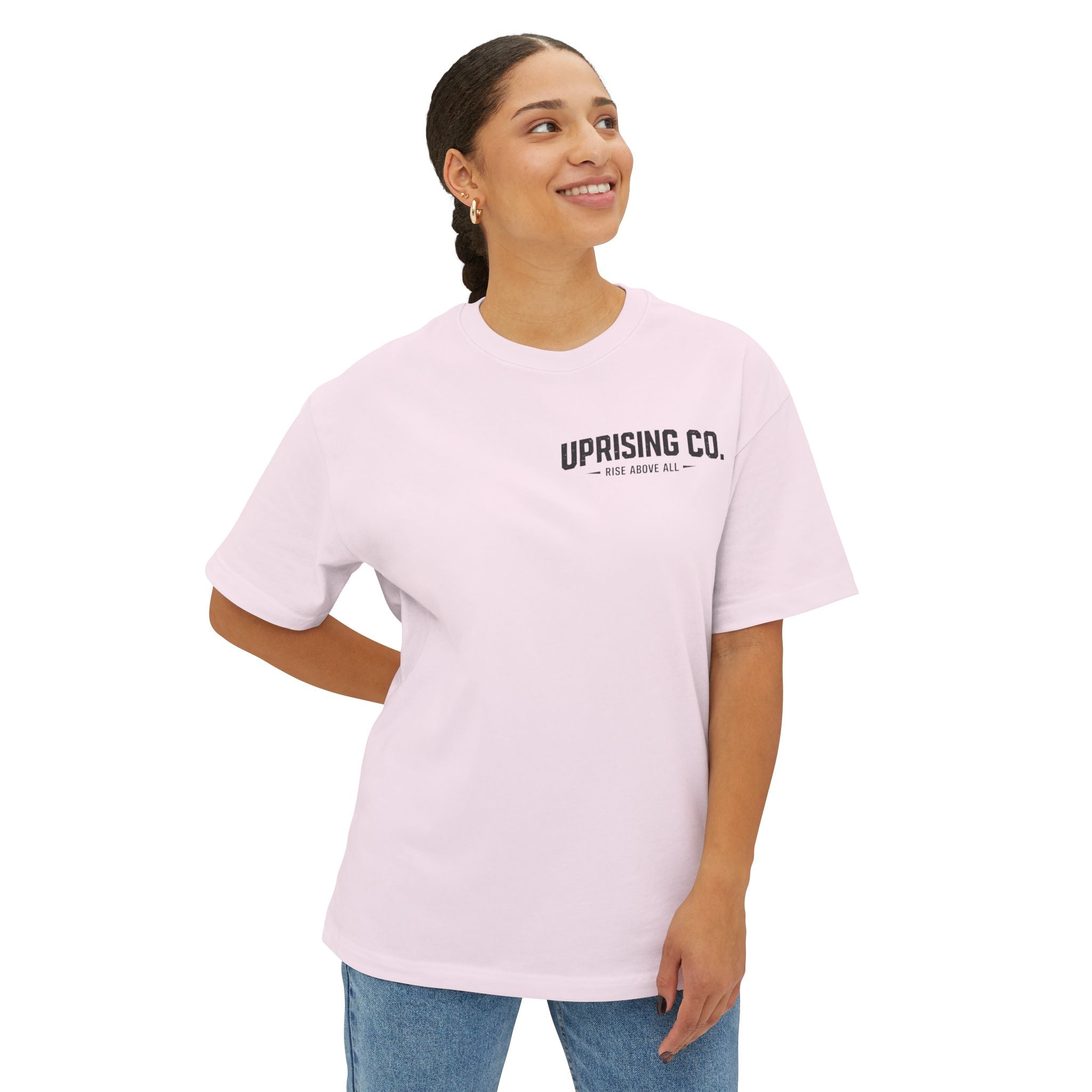LOVE Roses Graphic Tee — Uprising Co. Boxy Oversized T-Shirt