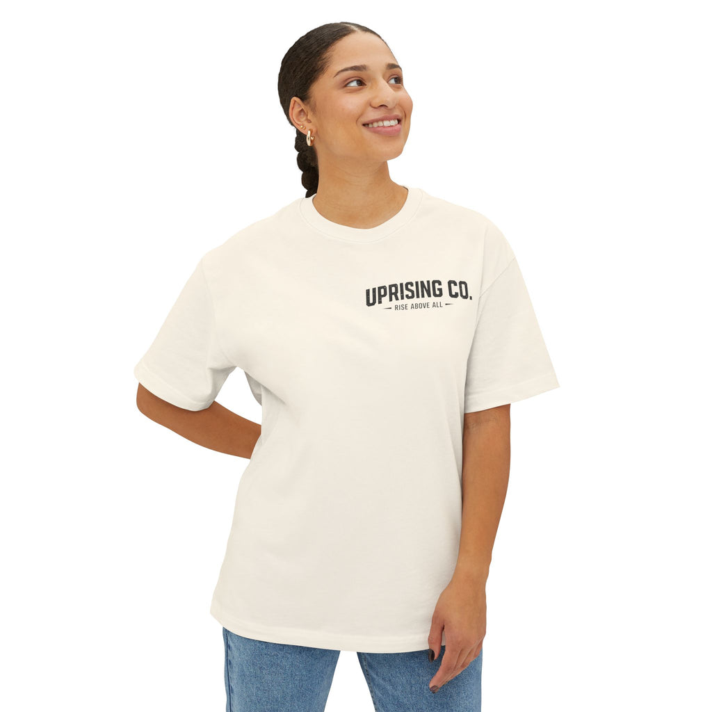 LOVE Roses Graphic Tee — Uprising Co. Boxy Oversized T-Shirt