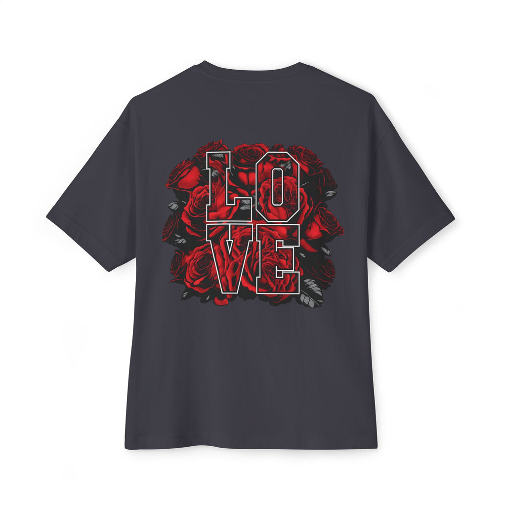 LOVE Roses Graphic Tee — Uprising Co. Boxy Oversized T-Shirt