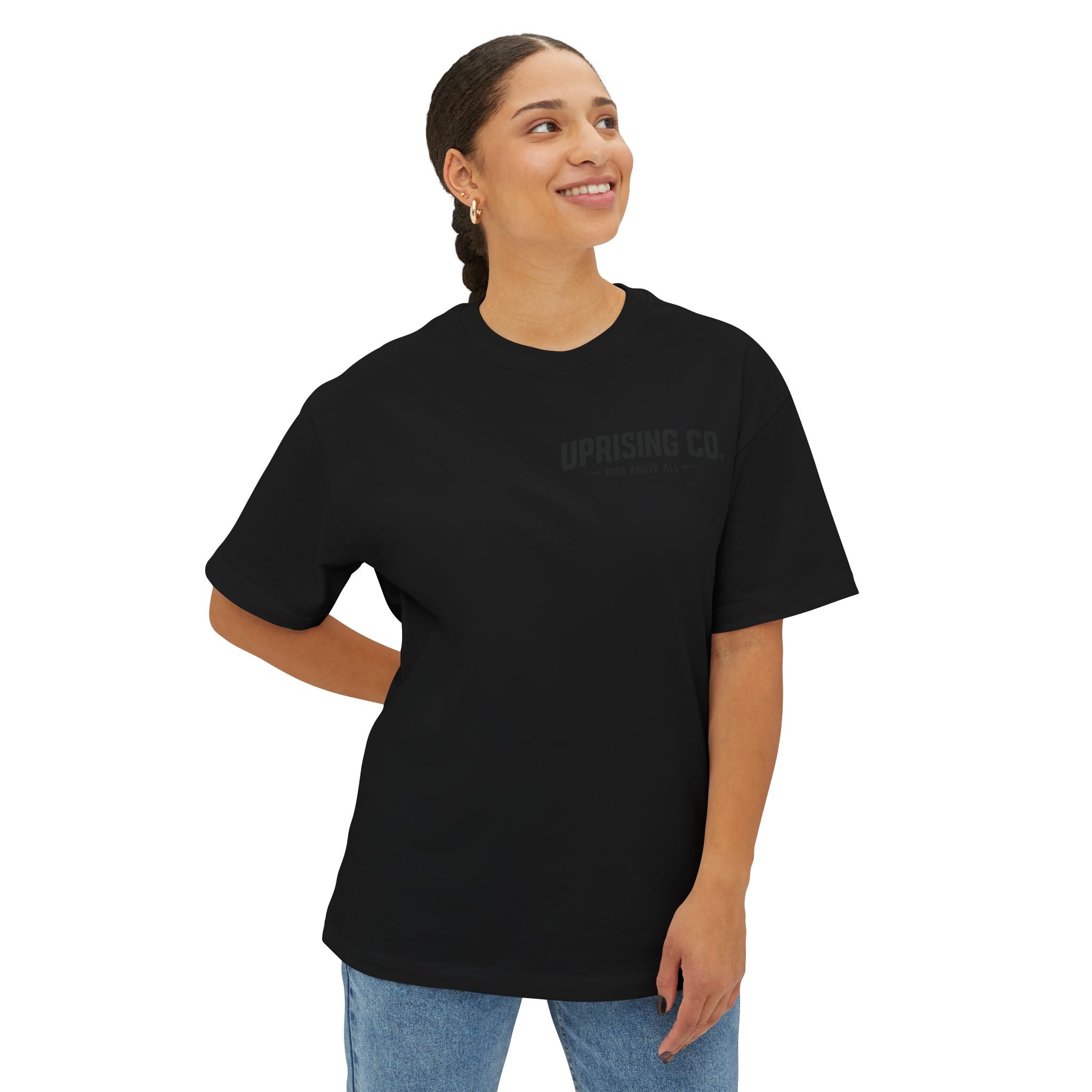 LOVE Roses Graphic Tee — Uprising Co. Boxy Oversized T-Shirt
