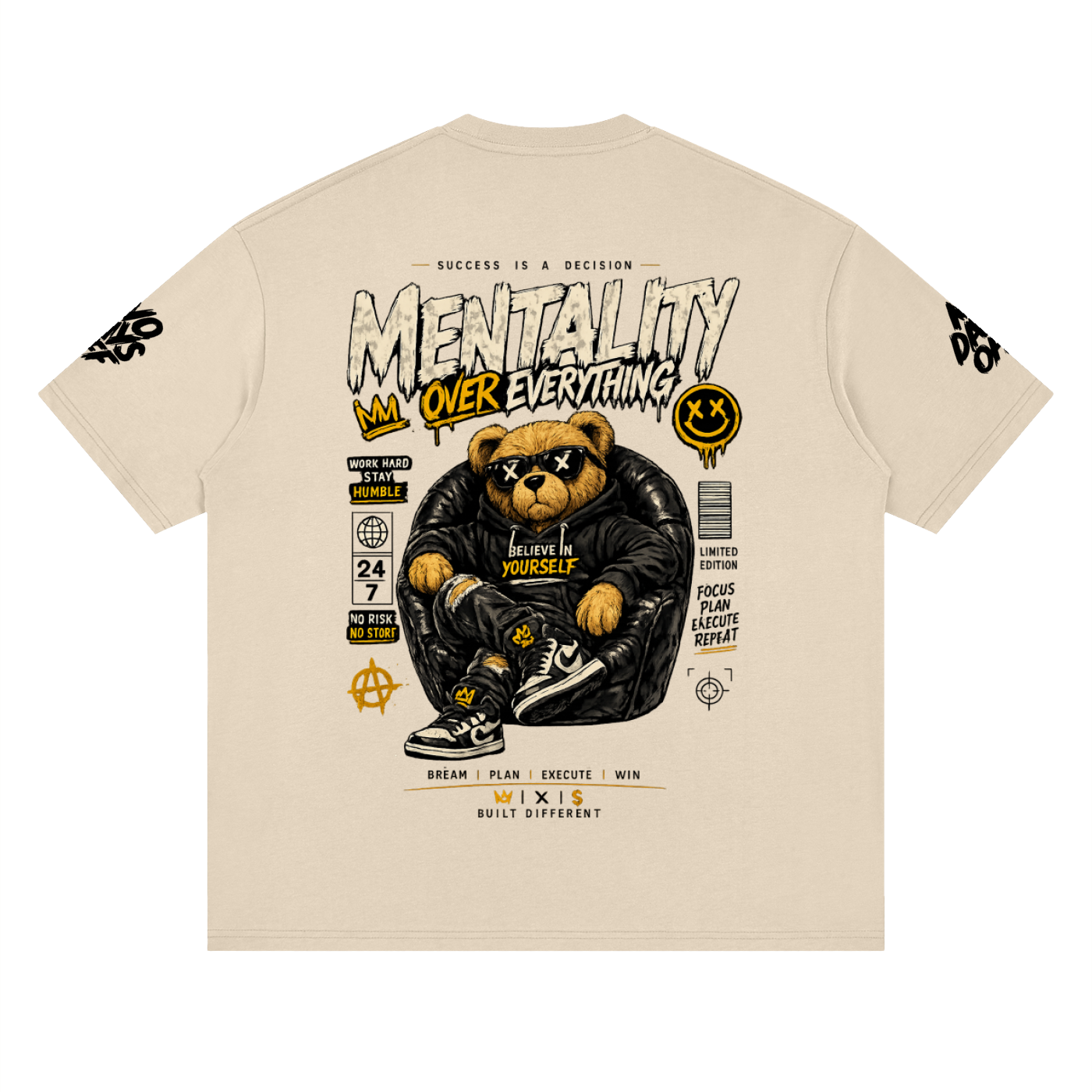 Bear - Loose Drop Shoulder T-Shirt